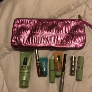 Clinique Cosmetic bag with Clinique cosmetics
